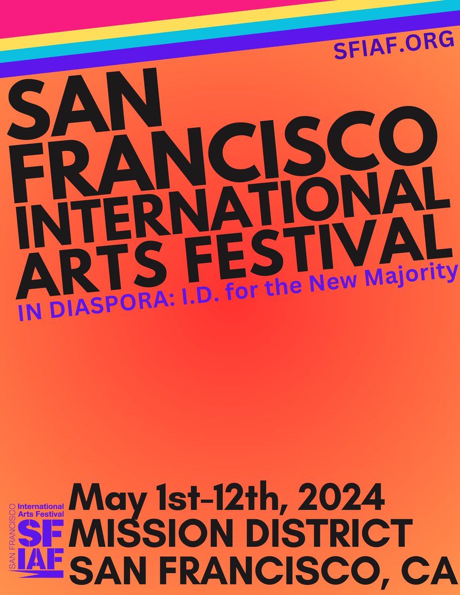 We are THRILLED to announce the 2024 Season of the San Francisco International Arts Festival. Early Bird Tickets Now available at sfiaf.org