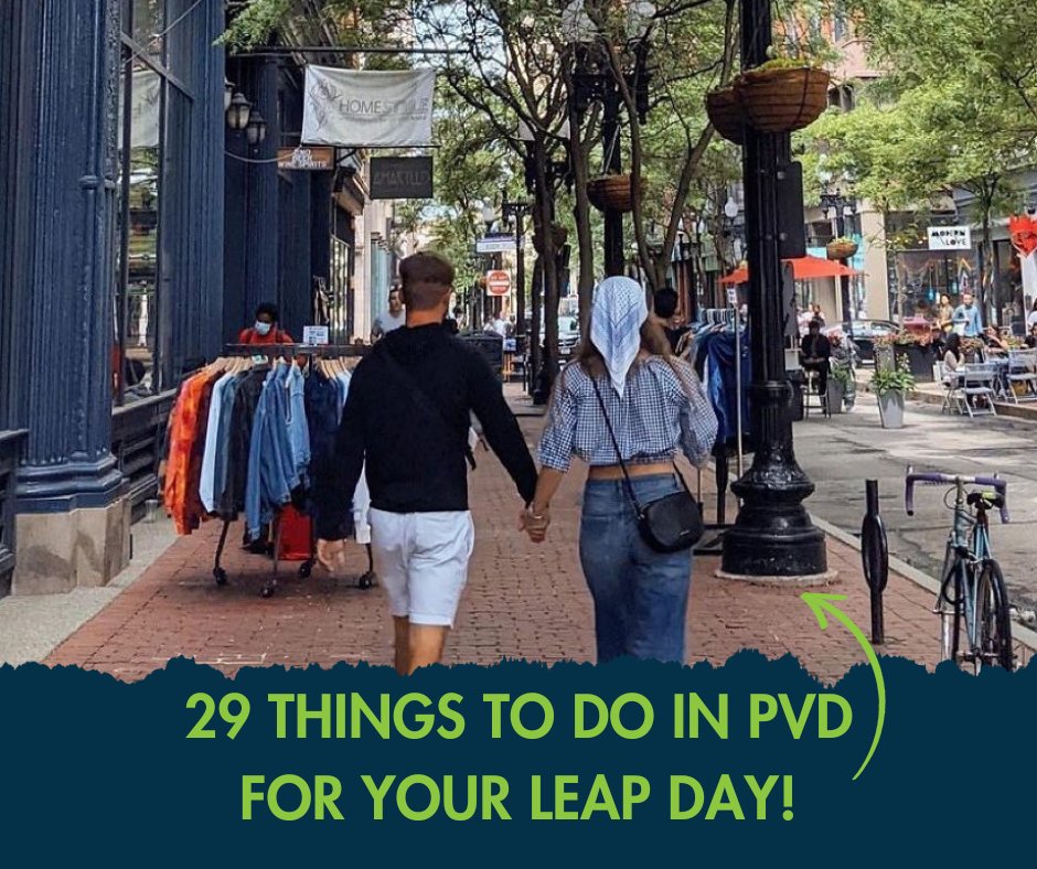 Tomorrow is Leap Day, and you get 24 more hours. What are you going to do with them? We have 29 things you can do with your Leap Day right in Providence! #gopvd #thingstodoinPVD 👇👇👇 goprovidence.com/blog/post/leap…