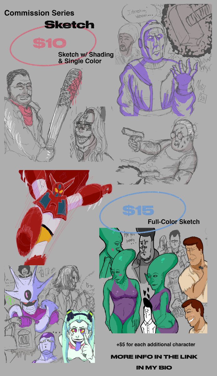 Mogi_IV's tweet photo. Commission Sheet is up!!
3/5 Slots Available!
-
Link for more info below https://t.co/1NrP9dYkYz