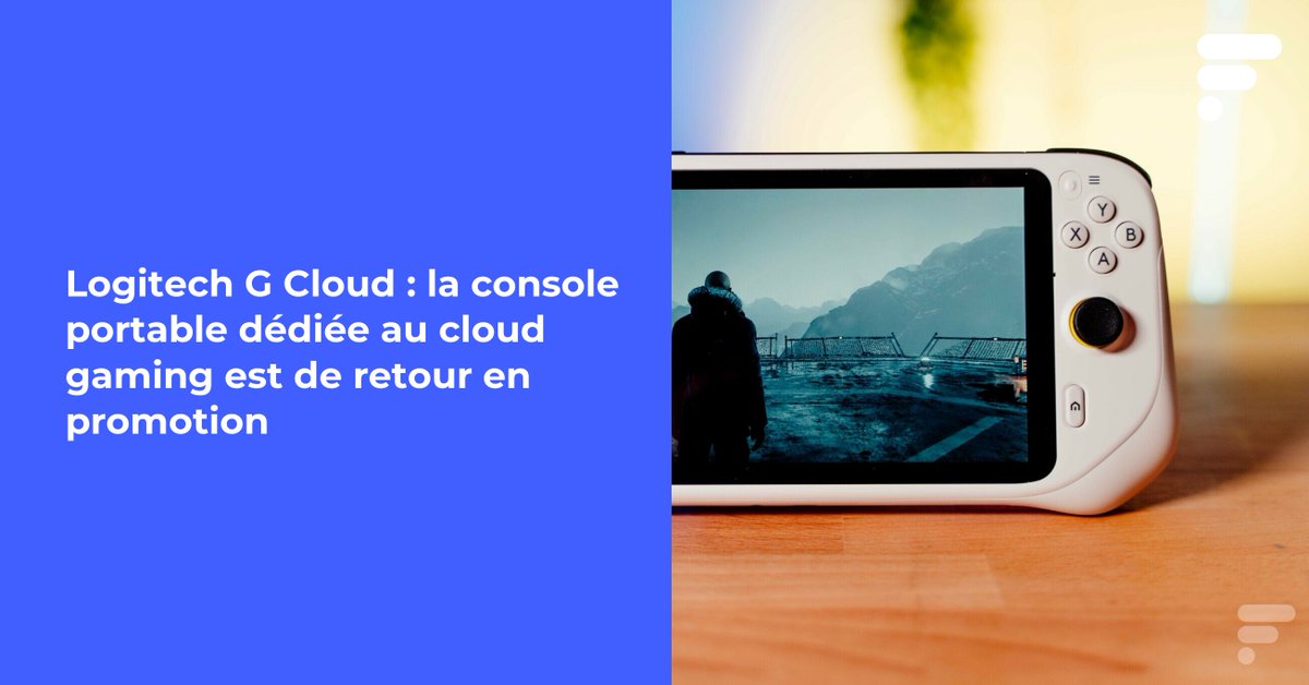 Frandroid on X: La Logitech G Cloud, une console portable taillée