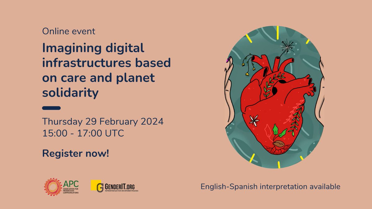 🌱 Register now — happening tomorrow! 🍀 📶 We believe in a digital society where good living is possible, and inter-species life is possible + a priority! 🌐 Join experts at 'Imagining digital infrastructures based on care and planet solidarity'. RSVP: us06web.zoom.us/meeting/regist…