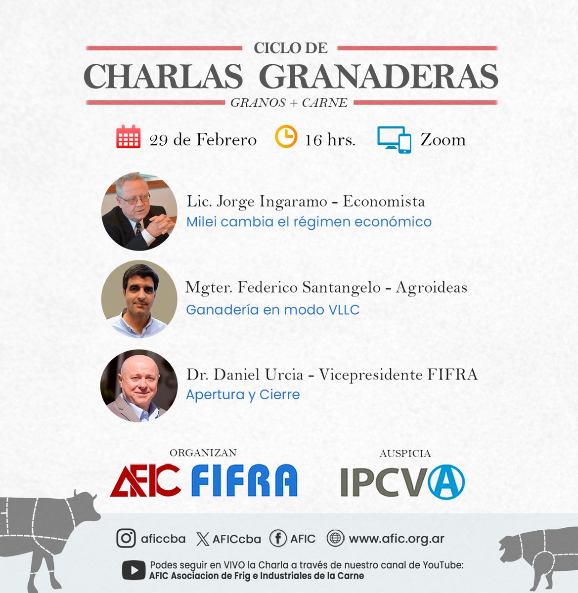 🗣️Charla Granadera
🗓️ Jueves 29 de Febrero
🕜 16 hrs.   🖥️ Vía Zoom
Link Inscripción: forms.gle/zYbsXphMTcAaSK…