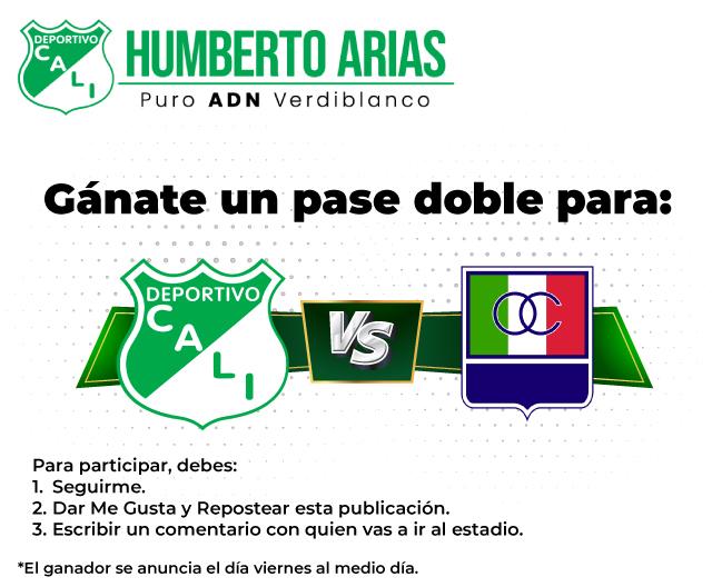 HumbertoAJR1's tweet image. Voy a rifar dos pases dobles para el partido 🇳🇬 Cali 🆚 Once Caldas, debes seguirme, dar me gusta,respostear y comentar en  esta publicación con quien vas a ir al estadio.