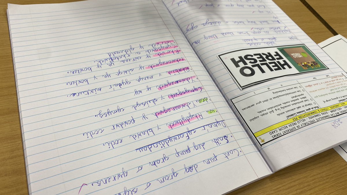 YR5PDCS's tweet photo. That’s the finishing touches added to the recipes @PDCSPrimary Pupils are now ready to follow their recipes tomorrow to get baking! Get set, ready, bake 😋#cymraeg #pobi #writingforapurpose #Ysgrifennu @CymraegPDCS @CymraegSB https://t.co/1ksWtYpETQ