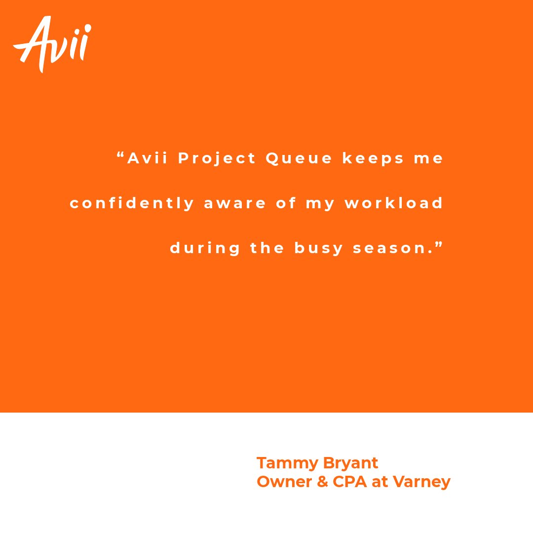 Avii Project Queue is a robust project management tool that provides team members with one place to stay up-to-date on what has been completed and what is next. 

Talk to us to see how it can help your firm: avii.com/contact/

#busyseason #cpafirm #accountingsoftware