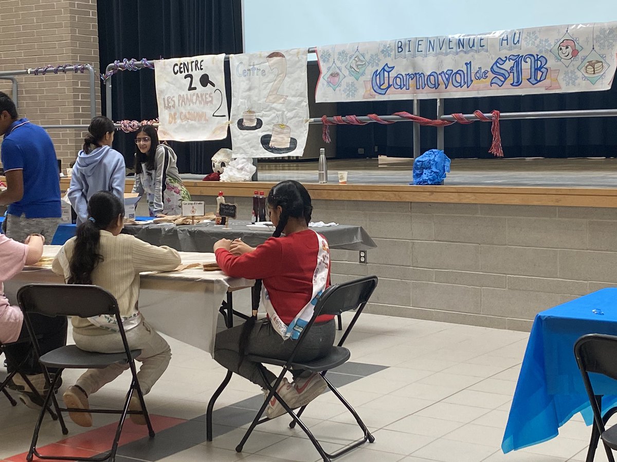Happening right now ….Carnival continues at SIB…pancakes, Photo Booth and a bunch of great activities courtesy of our fabulous French team <a href="/fiorinipeel/">Paul Fiorini</a> <a href="/AtheiaGrant/">A. Grant</a>