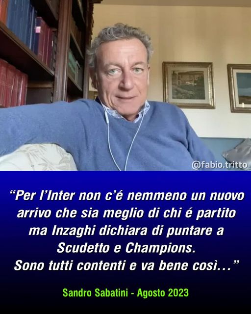 G_Caruana's tweet photo. @Sabatini @YouTube Ma sei tu? https://t.co/UF3xayUYLq
