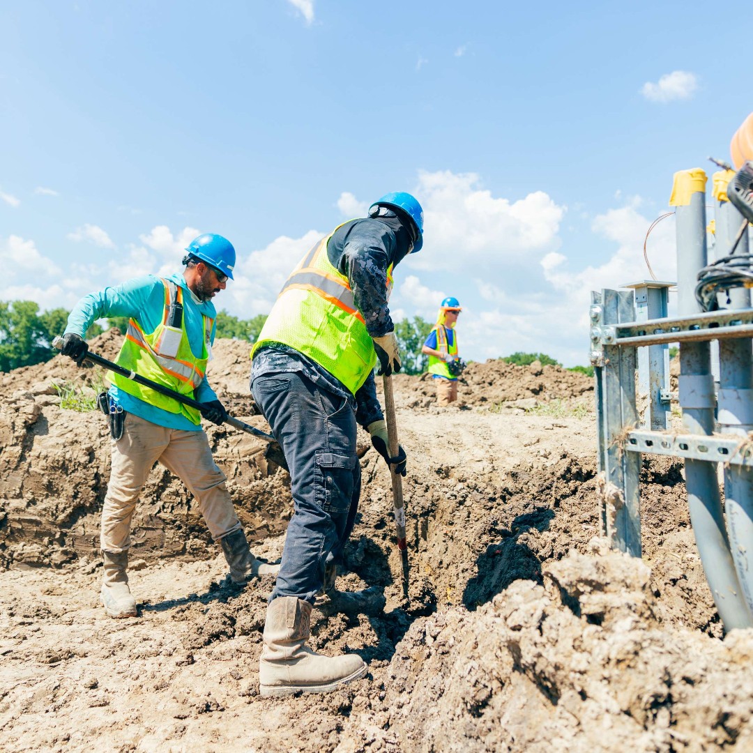 It's a great day to play with dirt. 

#Construction #SafetyFirst #DirtWork #RenewableEnergy