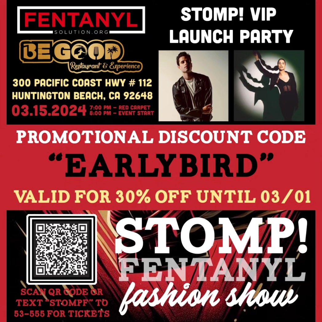 Our organization has put together enticing discount promotions for the STOMP! Event Weekend! If these conditions apply to your order, be sure to use the code to take advantage of this offer on a night of fashion and philanthropy! We are looking forward to 03/15 and 03/16.
