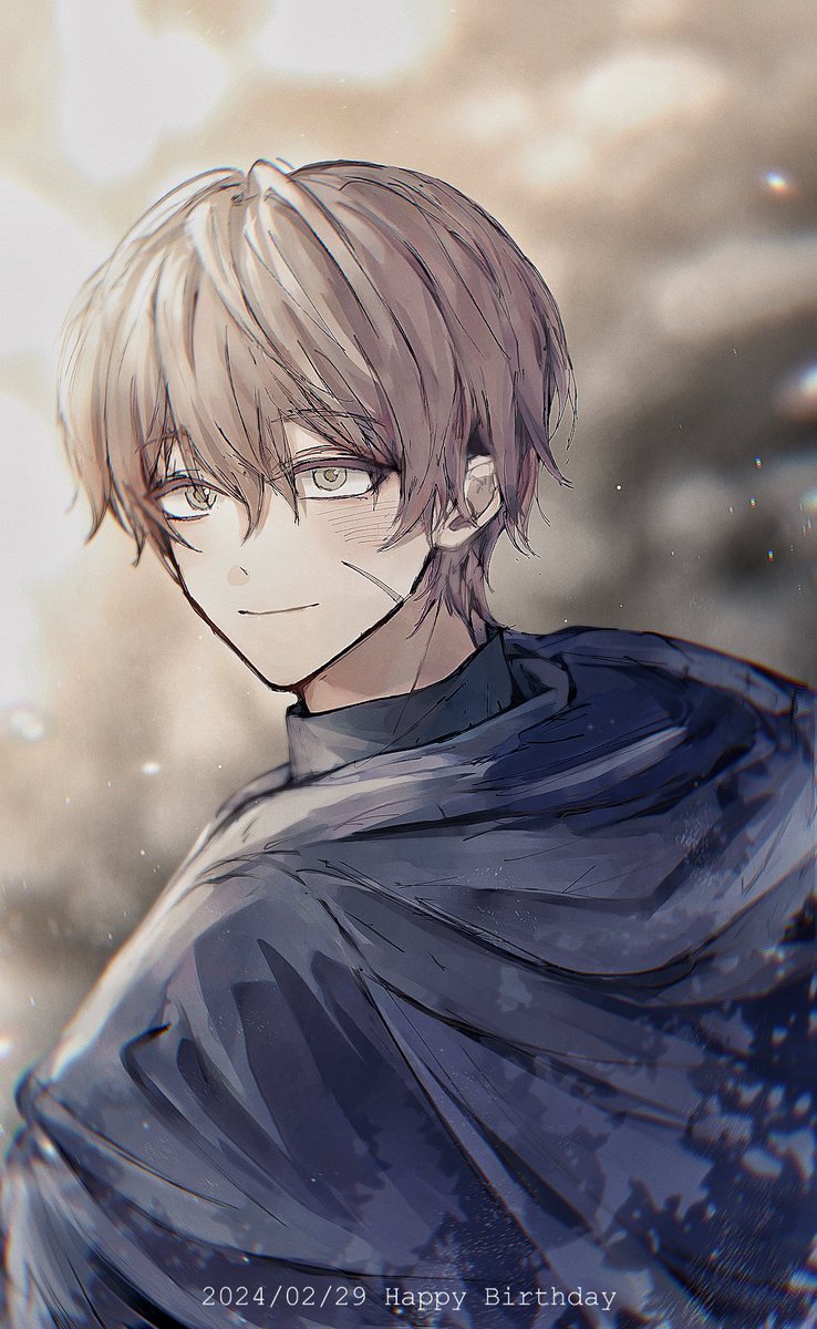 낙서했어... 4년에 한 번 생일 축하해!