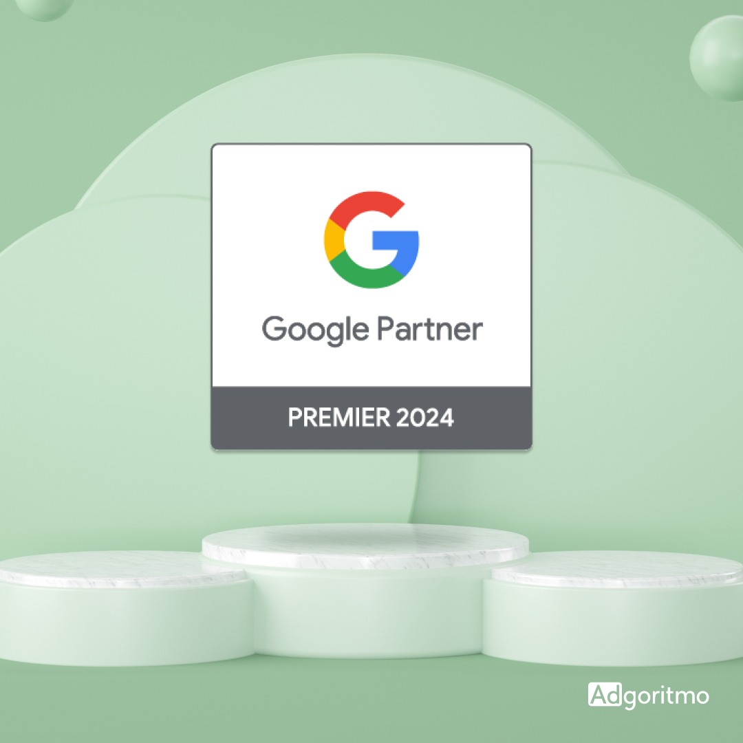 adgoritmo's tweet photo. Un año más, formamos parte del 3% de empresas con mejor rendimiento del programa #GooglePartners de España 🙌

Este reconocimiento supone la renovación de nuestro status como #GooglePartnerPremier y es un reflejo de nuestra expertise en #GoogleAds 🎉

#AgenciaMarketing #Adgoritmo https://t.co/va6c9eofmH