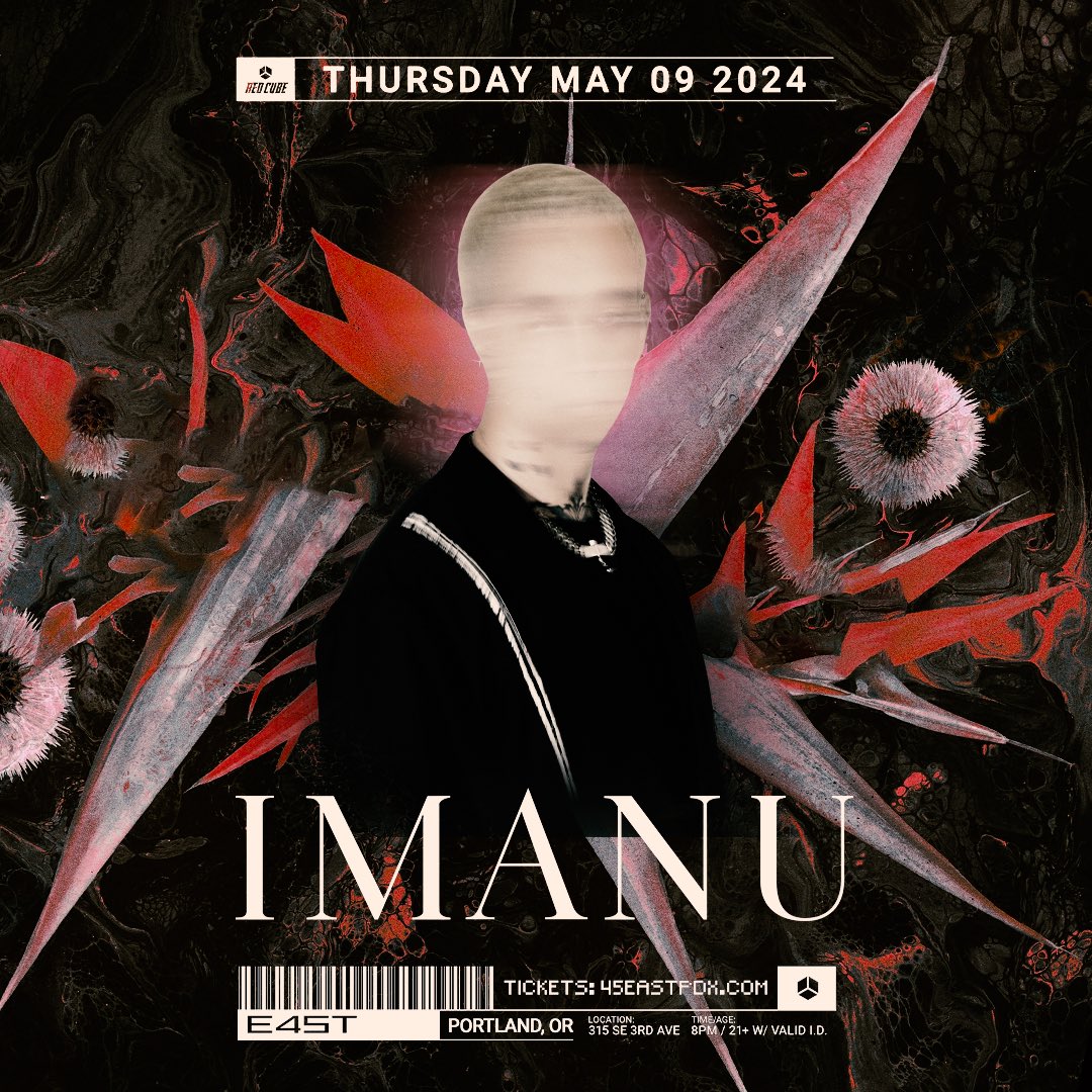 Let’s get it! 🙌🏽🔥 We’re turning up LOUD for @imanumusic when he makes his 45 East debut on Thursday, May 9th! 😤