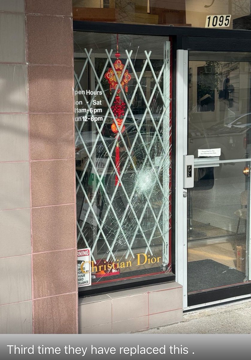 saveourcityvan's tweet photo. @SarcasticallyAJ Another window broken - 3rd time. OPS in Yaletown is 2 blocks away. This happened during the day on Monday. Drug addicts have no shame nor respect for private property. #stopenabling & STOP wasting our tax dollars @Dave_Eby @bcndp @KenSimCity @Vote4ABC #vanpoli #bcpoli https://t.co/kuzv1EIjsH