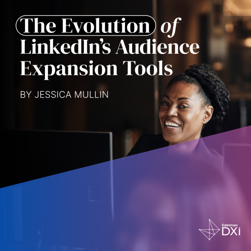 EdelmanDXI's tweet photo. Tomorrow, @LinkedIn bids farewell to its Lookalike Audiences feature, paving the way for a new era of precision targeting. Jessica Mullin, VP, unpacks key implications for advertisers, here:
#PrecisionTargeting #LinkedInInnovation