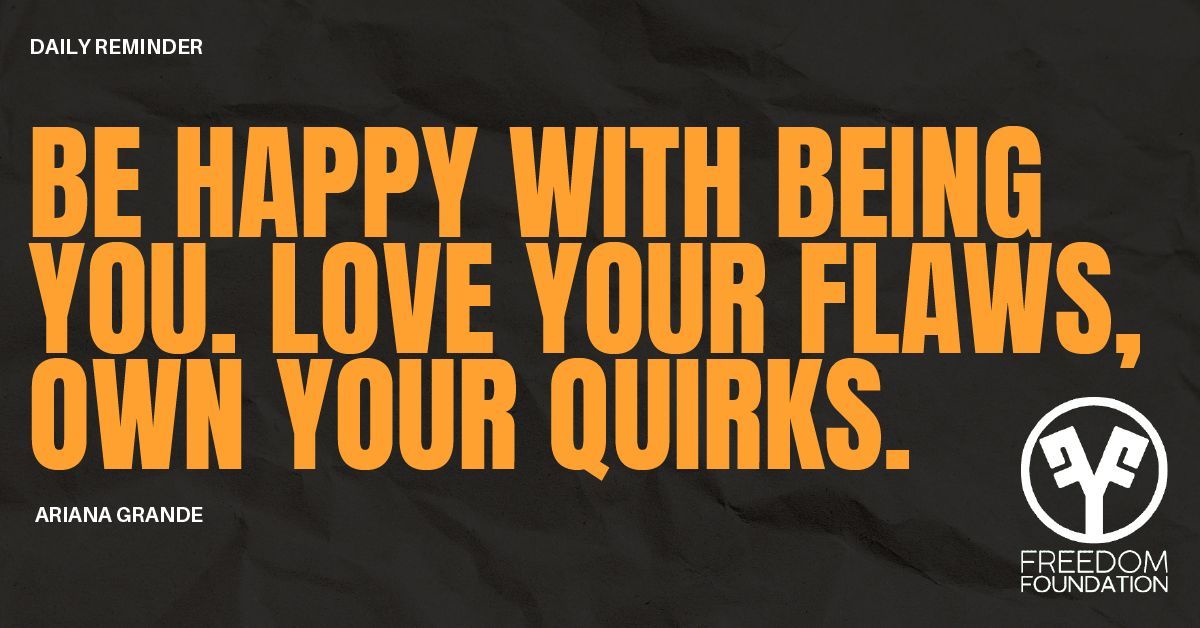 Freedom Foundation UK (@freedomfdn_uk) on Twitter photo "Be happy with being you. love your flaws, own your quirks. " - Ariana Grande.
Let's work hand in hand to inspire, educate, and uplift our youth, paving the way for a brighter and more inclusive future. 
#YouthEmpowerment #CreativeArtsForChange #MakingADifference #Mentorship "Be happy with being you. love your flaws, own your quirks. " - Ariana Grande.
Let's work hand in hand to inspire, educate, and uplift our youth, paving the way for a brighter and more inclusive future. 
#YouthEmpowerment #CreativeArtsForChange #MakingADifference #Mentorship