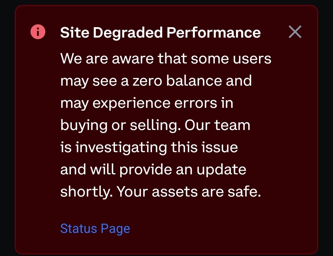 vs_poor's tweet photo. #coinbase is down because too many people trying to to buy all st once ....be careful when it comes back online https://t.co/Qj1buMSuwO