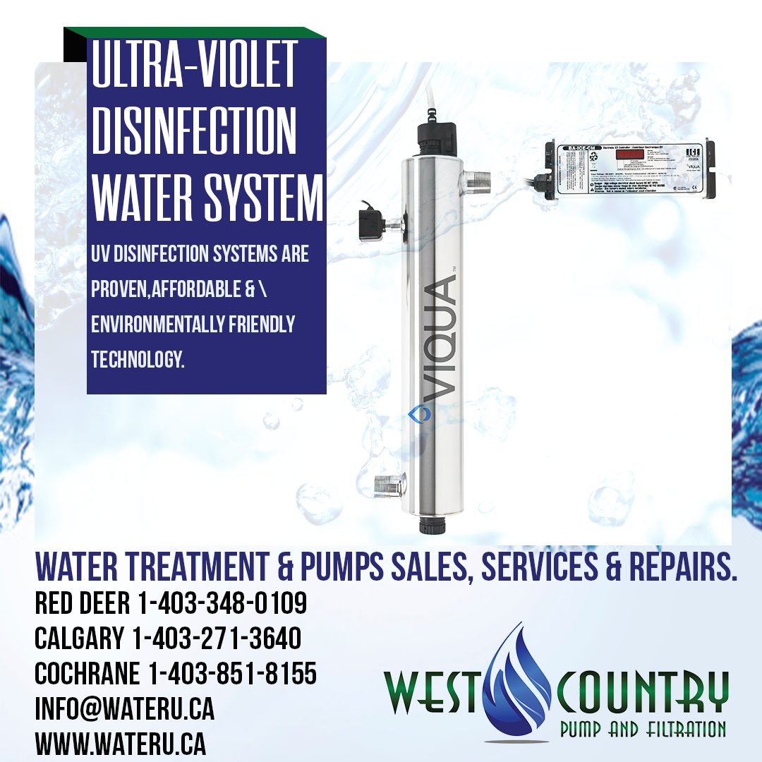 Don't compromise on the quality of your water! Choose our UV water treatment systems for a safer and healthier drinking water experience. Contact us today to learn more about our UV systems and how we can help you. Info@wateru.ca

#westcountrypump #onestopwatershop