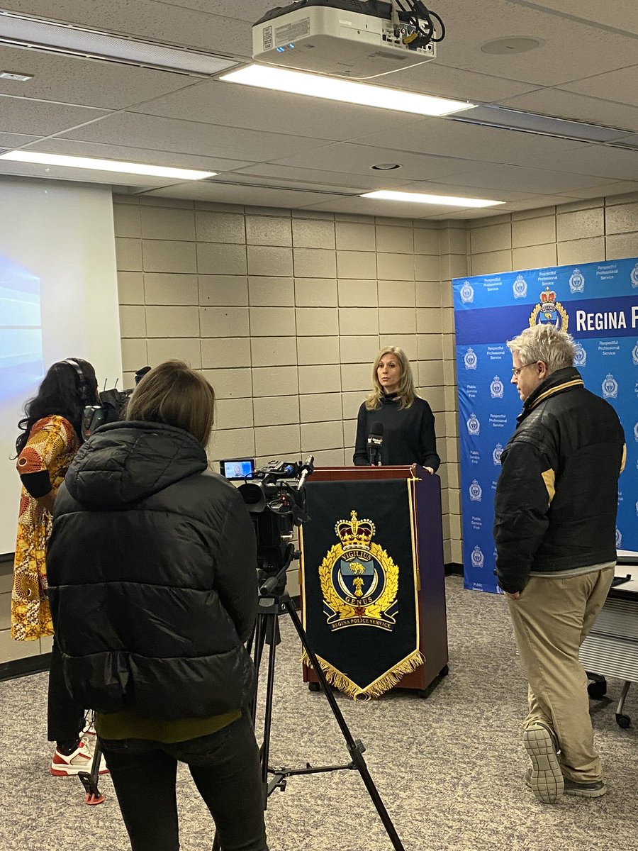 Great presentation by  <a href="/reginapolice/">Regina Police</a> members on the <a href="/YQRTRiP/">YQRTRiP</a> team highlighting their work assisting  vulnerable young people in our community. An innovative initiative that breaks down barriers faced by families &amp; youth. #collaboration