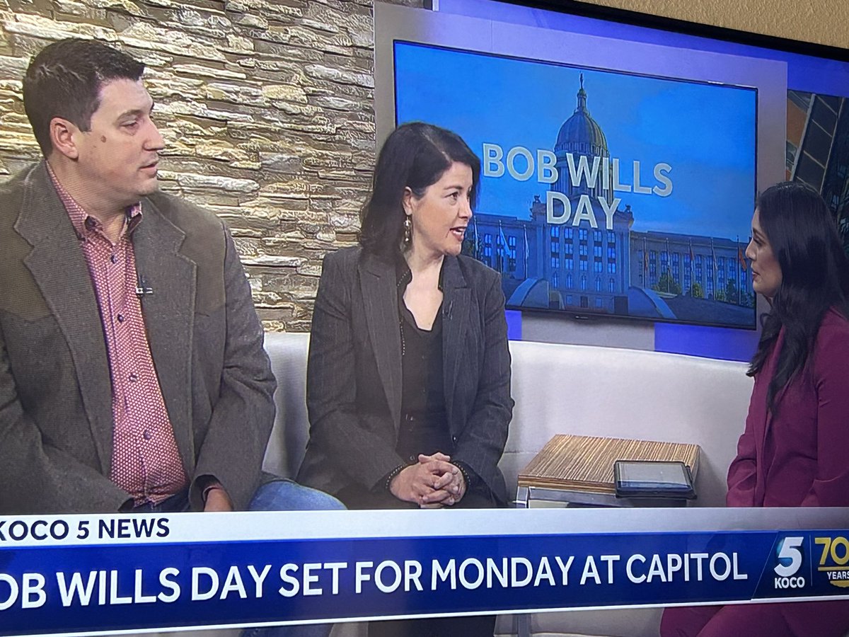 Amber Sharples (@amber_sharples) on Twitter photo Trait Thompson and I had a great time on <a href="/koconews/">koconews</a> sharing the excitement for Bob Wills Day at the Capitol next Monday! A great collaboration of our agencies - celebrating the arts and history in our state and nation! <a href="/OKArtsCouncil/">Oklahoma Arts Council</a> <a href="/okhistory/">Oklahoma Historical Society</a> Trait Thompson and I had a great time on <a href="/koconews/">koconews</a> sharing the excitement for Bob Wills Day at the Capitol next Monday! A great collaboration of our agencies - celebrating the arts and history in our state and nation! <a href="/OKArtsCouncil/">Oklahoma Arts Council</a> <a href="/okhistory/">Oklahoma Historical Society</a>
