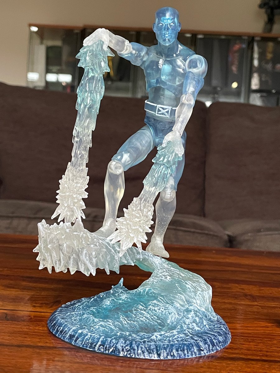 Eamon_'s tweet image. Here is the @CollectDST Select Toys Marvel Select Ice Man designed by your truly and sculpted by May Tarmatarana. In stores now. :) #marvelselect #marvel #action @Marvel #actionfigures #xmen #iceman #mutants