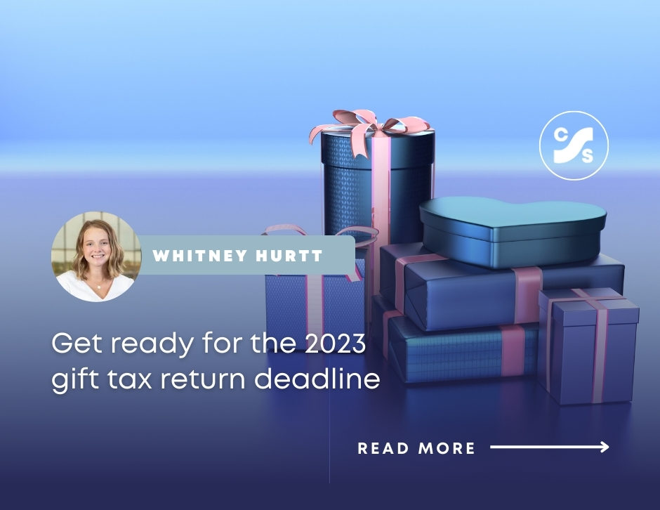 April 15 isn’t only the income tax return deadline, it’s also the gift tax return deadline for people who made large gifts last year. Find out if you’re required to file a 2023 gift tax return. (Note: You may want to file one anyway). cassadyschiller.com/post/get-ready…

#gifttaxreturn