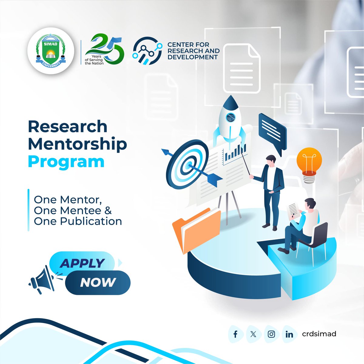 Our Center for Research and Development is excited to announce a new initiative: Research Mentorship Program! This one-to-one mentorship program is designed to pair mentors with mentees to facilitate publication in Scopus/ISI indexed journals. Interested in learning more? Click…