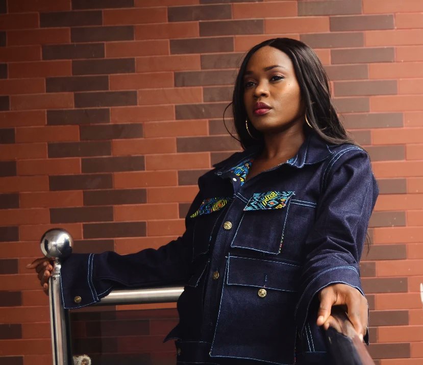 neutribes's tweet photo. Unleash your inner diva with our Denim Ankara Jacket! 

Lined with Ankara fabric &amp; adorned with bold highlights, this jacket is more than just outerwear—it's a canvas for self-expression. 

We believe in celebrating individuality and being BOLD and FEARLESS in everything we do. https://t.co/yKWWKkxK2Q