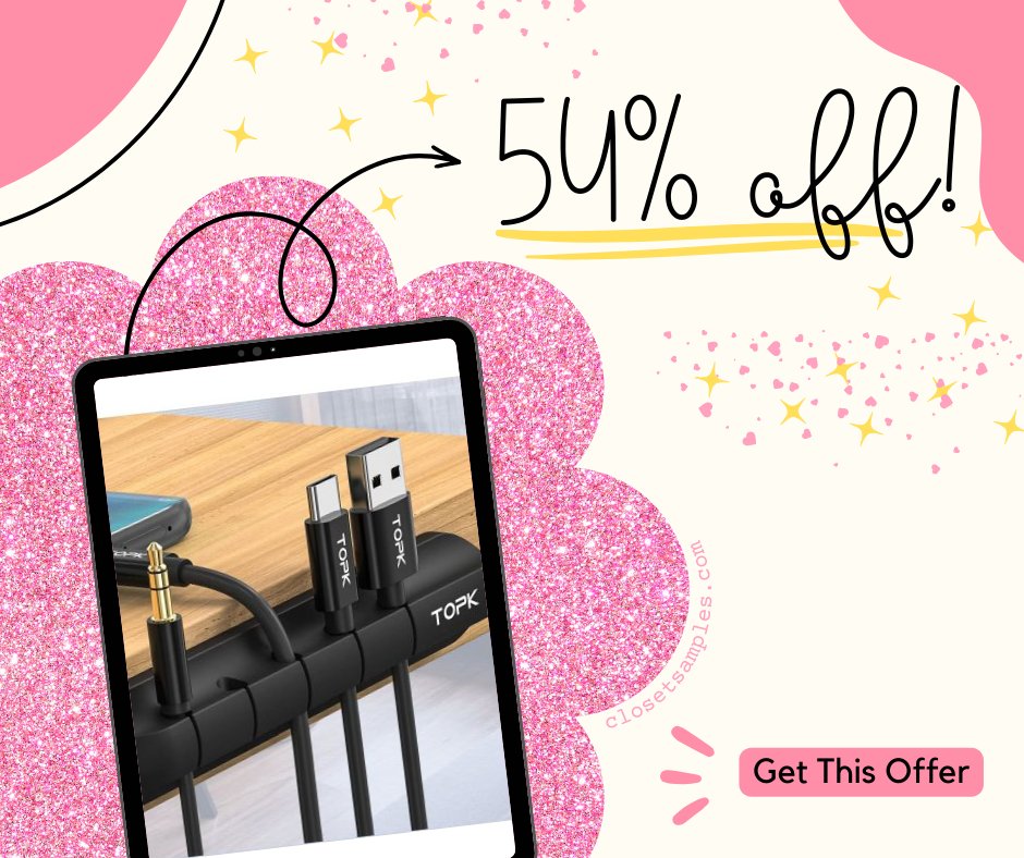 closetsamples's tweet image. Tired of your cables constantly getting tangled up? Say no more! Introducing the Super Handy Silicone 5 Cable Organizer for just $5.99 (originally $12)!

Check it out here: 😱 closetsamples.com/deals/5-99-reg…

#OrganizeYourLife #CableOrganization #DealsAndSteals #JoinTheSavingsSquad
