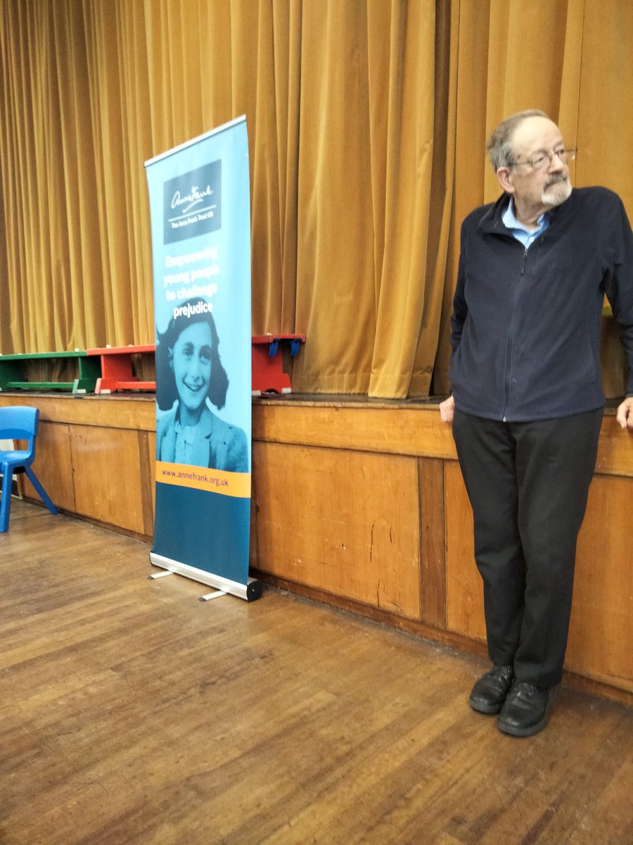 Holocaust survivor Dr Martin Stern visited @BlairgowrieHS and @PitlochrySchool today to speak to young people as part of @PerthandKinross work with the @AnneFrankTrust. It was an honour to hear his story at Pitlochry this afternoon.