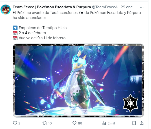 LMalmute's tweet photo. Y si estas imagenes, con las anteriores teraincursiones, nos quieren decir que, Torchic, Piplup y Snivy son los nuevos iniciales. Siendo torchic tipo volador y piplup tipo hielo?

Veremos a estos en formas regionales con distintos tipos? https://t.co/6DN3PyDj05