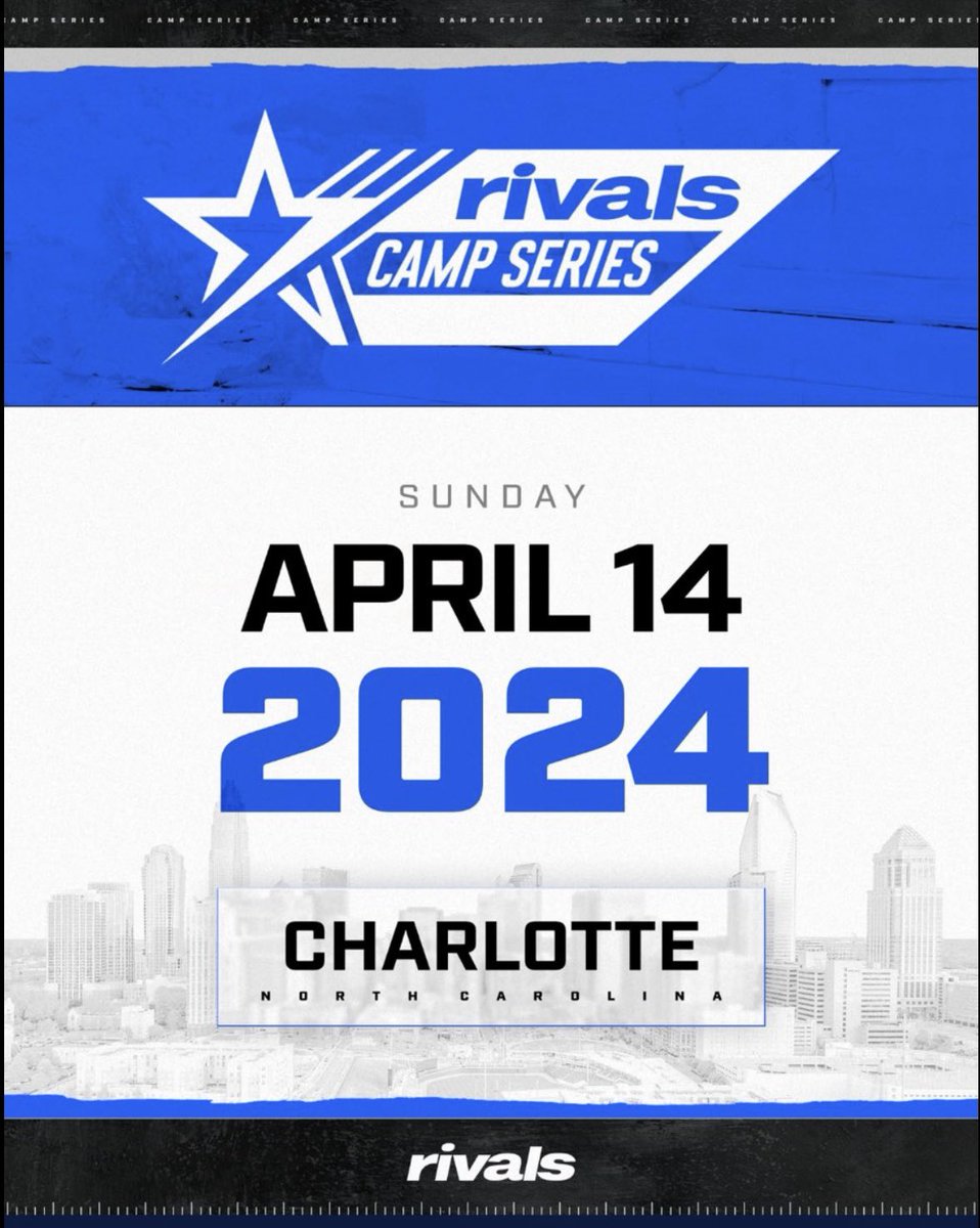 Blessed for the invite! @RooseveltNelso2 @CwoodFootball96 @coach_oaks @RivalsCamp