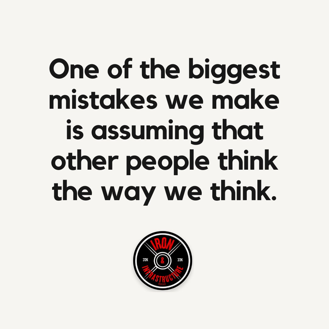 jacobemery44's tweet image. Understanding and respecting the fact that others may think differently is essential for effective communication, healthy relationships, personal development, and successful collaboration. #growththroughunderstanding #ironandinfrastructure #ironandinfrastructurepodcast