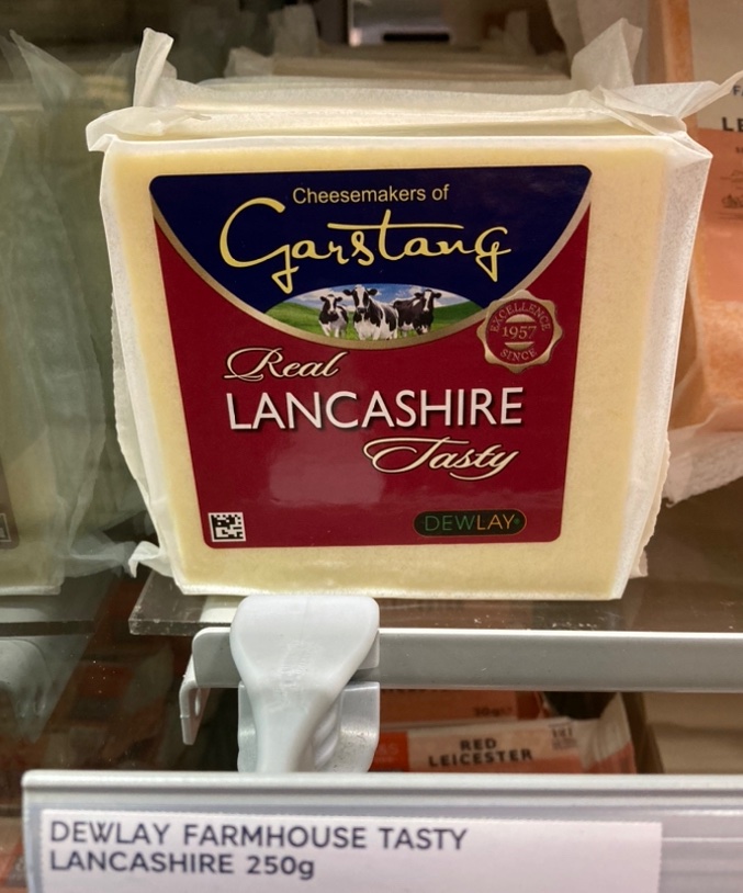 I spy with my little eye…… A delicious piece of Tasty Lancashire - for a limited time only , in selected @marksandspencer Food Halls.