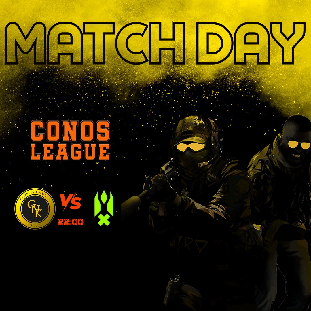 GENESIK GAMING (@genesikgaming) on Twitter photo 🎖️MATCH DAY🎖️
💛CONOS LEAGUE l CS2
🖤 Fase de grupos <a href="/ConosLeague/">Conos League</a>
🆚 <a href="/MagnaEsport/">MAGNA ESPORTS</a>
⏰22:00h🇪🇸
📡twitch.tv/genesikgaming
Plantilla de hoy:
🧠<a href="/sinmorecs/">sinmorecs</a>
💥<a href="/Adrian_Mika/">Sama</a>
💣<a href="/INFERMain/">INFER</a>
🔆<a href="/SerenoSuper/">SuperSereno</a>
🔒<a href="/buckCLcs/">Cubas</a>
<a href="/WeAreJustOne/">Mike J</a> 🟡⚫️ 🎖️MATCH DAY🎖️
💛CONOS LEAGUE l CS2
🖤 Fase de grupos <a href="/ConosLeague/">Conos League</a>
🆚 <a href="/MagnaEsport/">MAGNA ESPORTS</a>
⏰22:00h🇪🇸
📡twitch.tv/genesikgaming
Plantilla de hoy:
🧠<a href="/sinmorecs/">sinmorecs</a>
💥<a href="/Adrian_Mika/">Sama</a>
💣<a href="/INFERMain/">INFER</a>
🔆<a href="/SerenoSuper/">SuperSereno</a>
🔒<a href="/buckCLcs/">Cubas</a>
<a href="/WeAreJustOne/">Mike J</a> 🟡⚫️