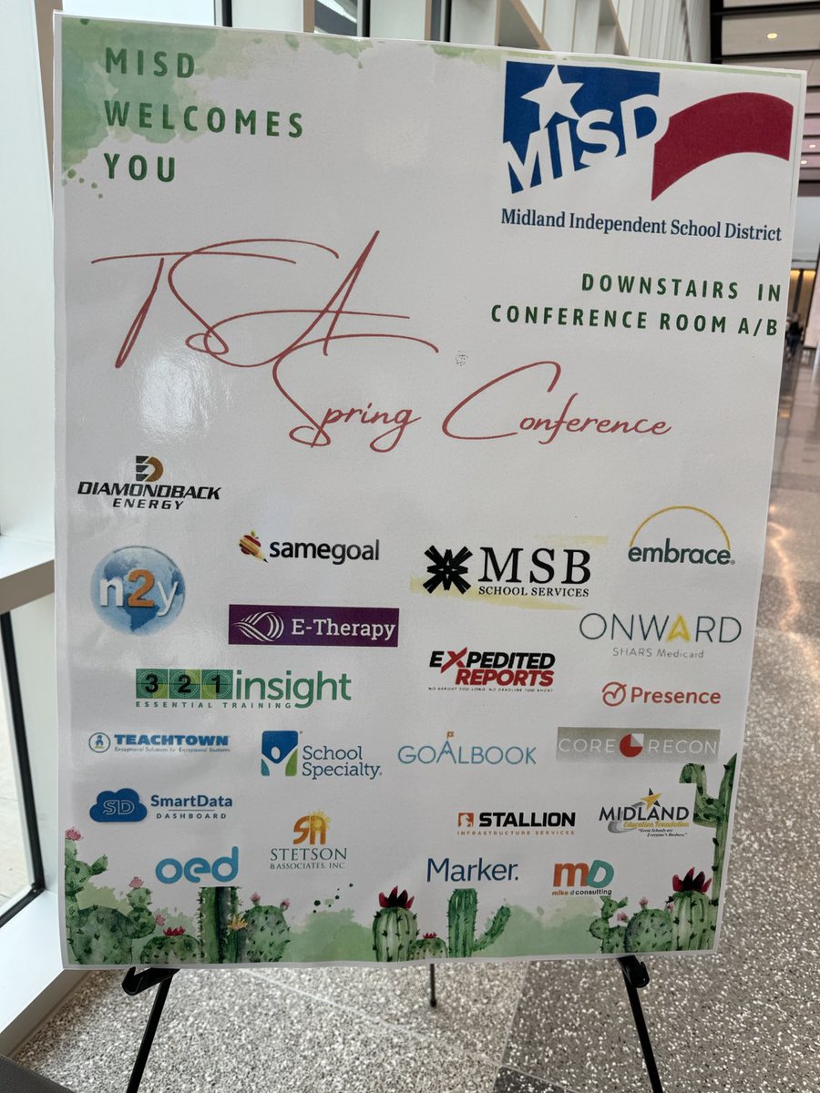 Dr. Stephanie Howard (@drsdhoward) on Twitter photo #MISDProud to host the TX School Alliance Special Education conference in Midland at the Bush Convention Center! Thank you, <a href="/lyndarhodes517/">Lynda Rhodes</a> & the <a href="/Midland_ISD/">Midland ISD</a> special services team for making it possible! Thank you <a href="/VisitMidland/">VisitMidland</a> for the welcome bags! #MISDProud to host the TX School Alliance Special Education conference in Midland at the Bush Convention Center! Thank you, <a href="/lyndarhodes517/">Lynda Rhodes</a> & the <a href="/Midland_ISD/">Midland ISD</a> special services team for making it possible! Thank you <a href="/VisitMidland/">VisitMidland</a> for the welcome bags!