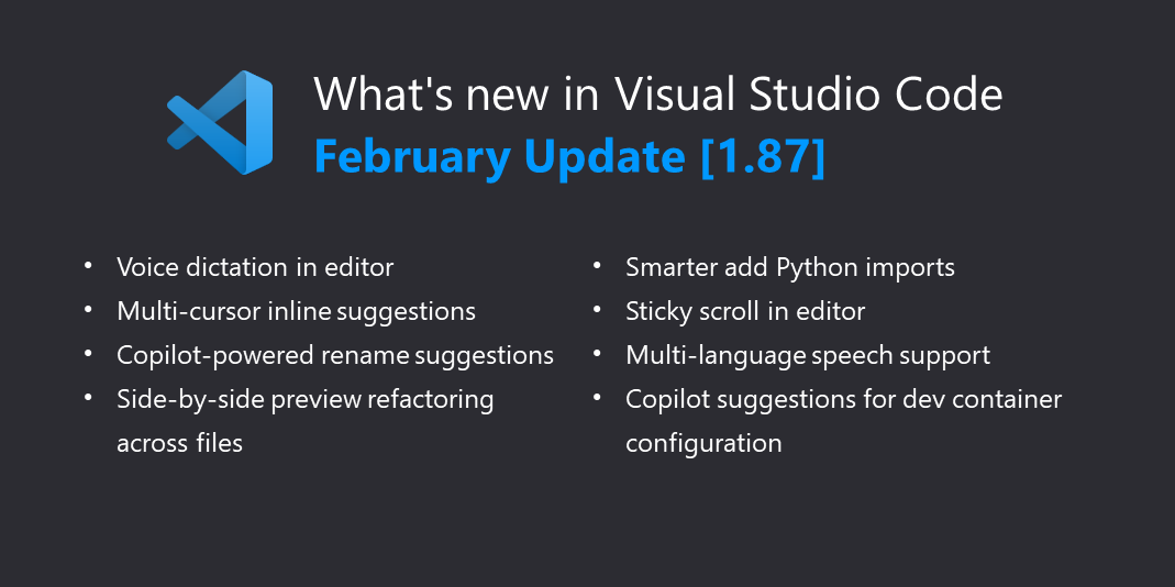 Visual Studio Code tweet media
