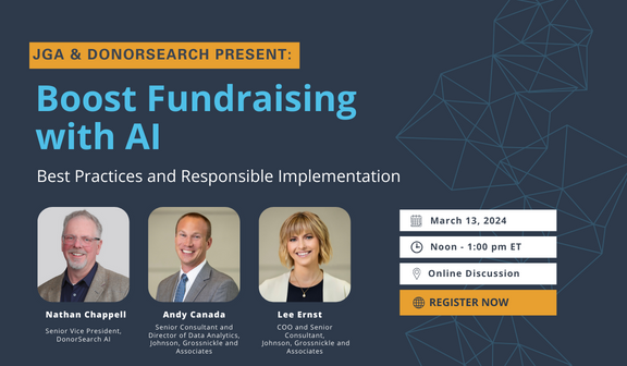Join us as we welcome Nathan Chappell, a national expert on AI and data analytics, to discuss translating AI into action to revolutionize major gift fundraising. Register now for this 3/13 discussion presented in partnership with <a href="/DonorSearch/">DonorSearch</a>.  
us06web.zoom.us/webinar/regist…