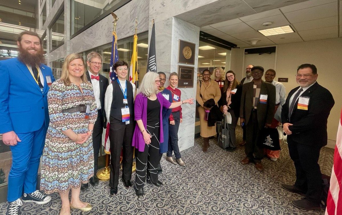 Maryland Nonprofits was on the Hill yesterday to advocate for #Maryland museums, philanthropy, and the Charitable Act! #FOTH2024 #MuseumsAdvocacy2024 #GivingForAll