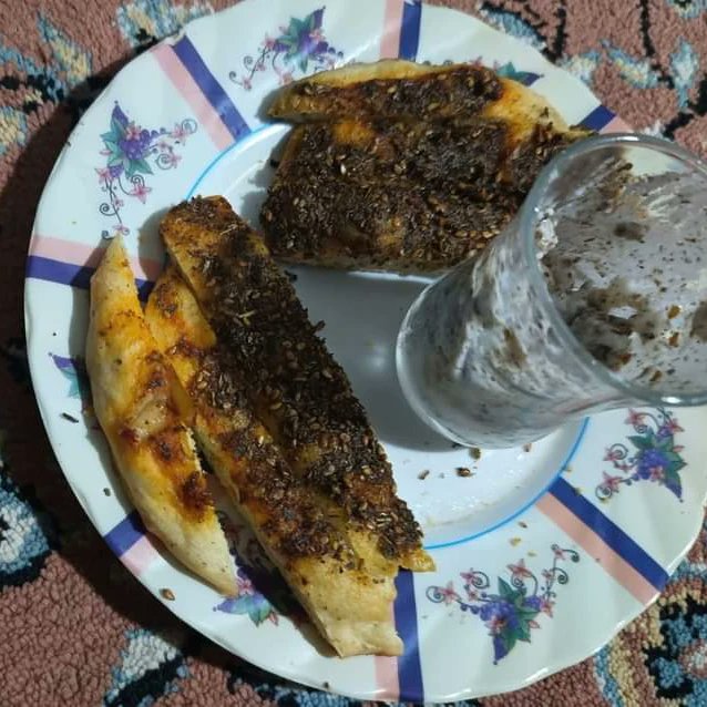 wafaaOsama49173's tweet image. #cookforgaza &quot;منقوشة زعتر&quot; 💚✨
#FreePalestine