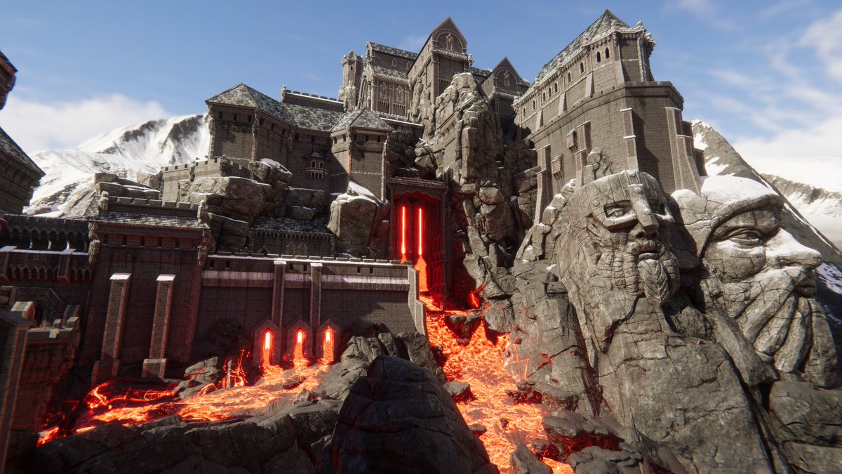 PawelHomenko's tweet image. Just released 🔥 Modular Castle &amp;amp; Dungeon 📷 on
@AssetStore
- 3 years of work, 1000+ models, 1990 meshes, and 1300 prefabs. You can build towns, castles, and dungeons effortlessly. The demo scene is  1km²! #assets #asset #environment #gamedev #unity #madewithunity