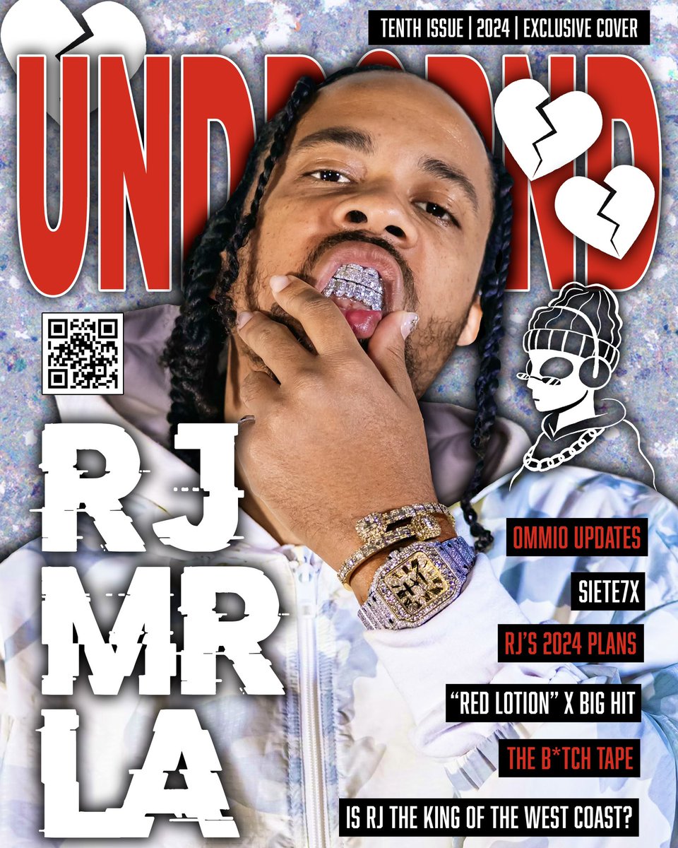 ISSUE 10 EXCLUSIVE COVER 1 @rjmrla 👑💔 hard & digital copies coming soon 👽 #hiphop #RJMrLA #LosAngeles @andrewmason54 @trappofsky