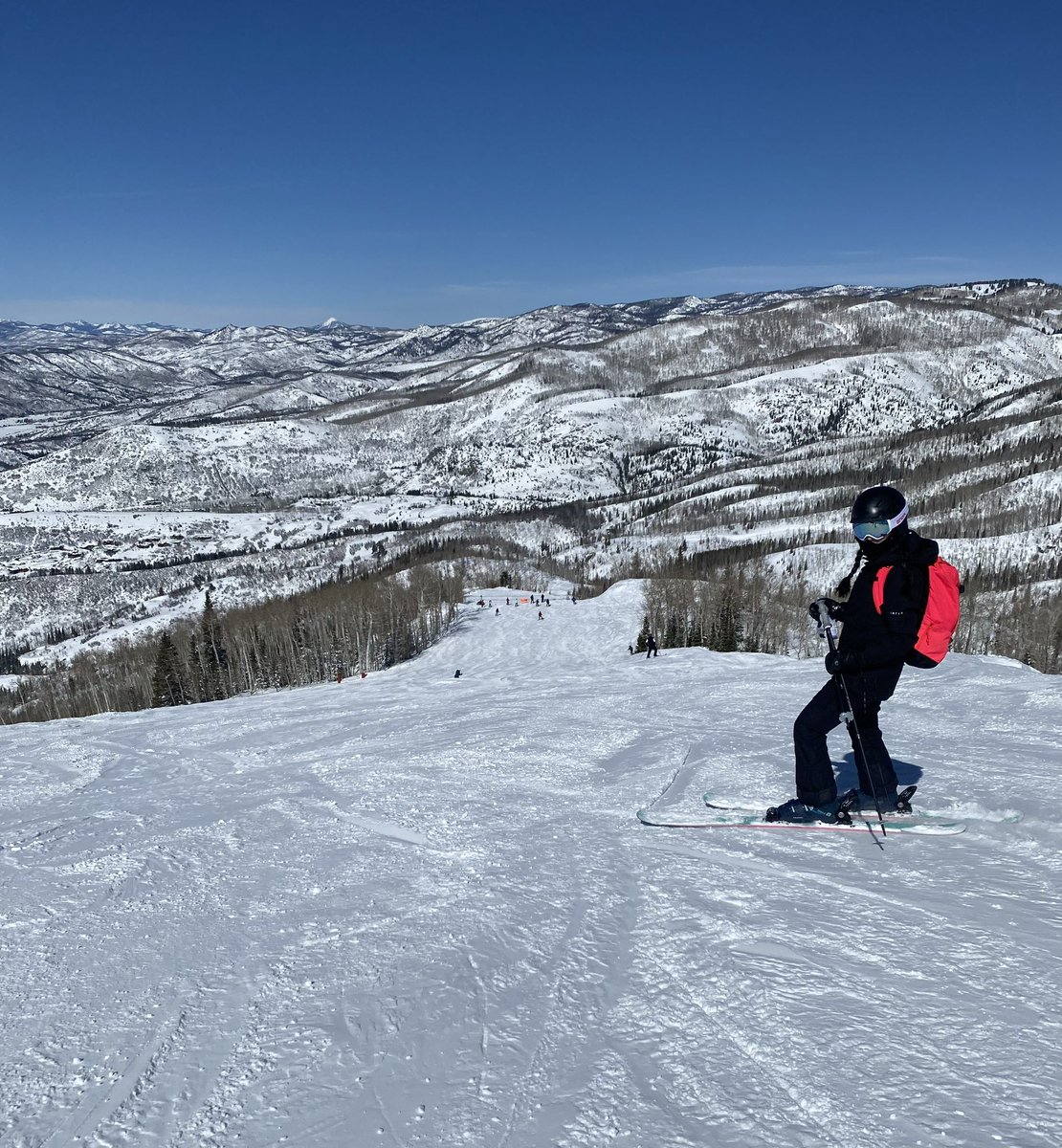 touched snow with @bearkiTV