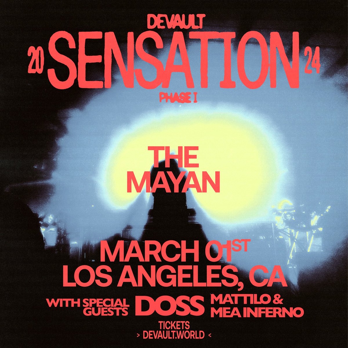 LOS ANGELES SEE YOU FRIDAY AT THE MAYAN FOR MY BIGGEST HEADLINE SHOW YET.. WITH @dossxoxo @mattilomusic @meainferno_ TICKETS ARE ALMOST GONE devault.world