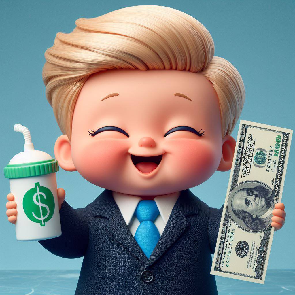 Baby Trump tweet media
