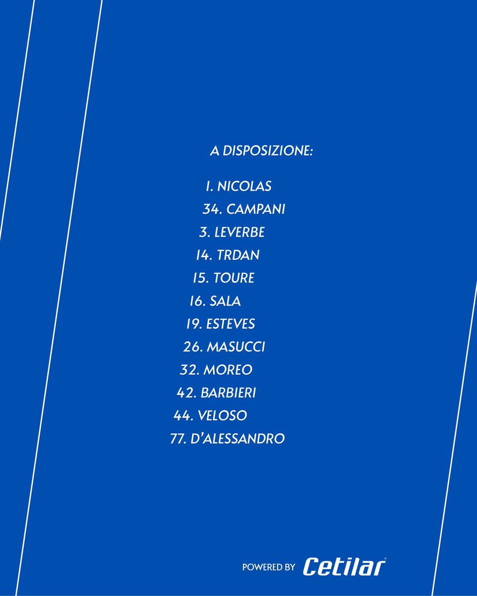 PisaSC's tweet photo. 1️⃣1️⃣ La nostra formazione ufficiale per #PisaModena. Forza ragazzi!

-

1️⃣1️⃣ Our starting XI for #PisaModena. C’mon guys! 

#Pisa #PisaSC #ForzaPisa https://t.co/btq2qurrY1
