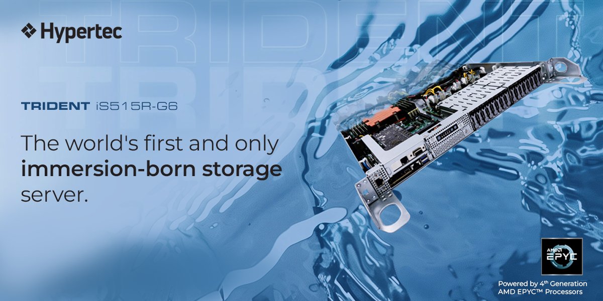 Long time no tweet! We're back with a major announcement: ✨ Transform your data storage experience with the CIARA TRIDENT iS515R-G6, the world’s first and only immersion-born storage server. 🚀 hubs.ly/Q02mzYqT0 
#immersioncooling #immersionborn #idatacenters #innovation