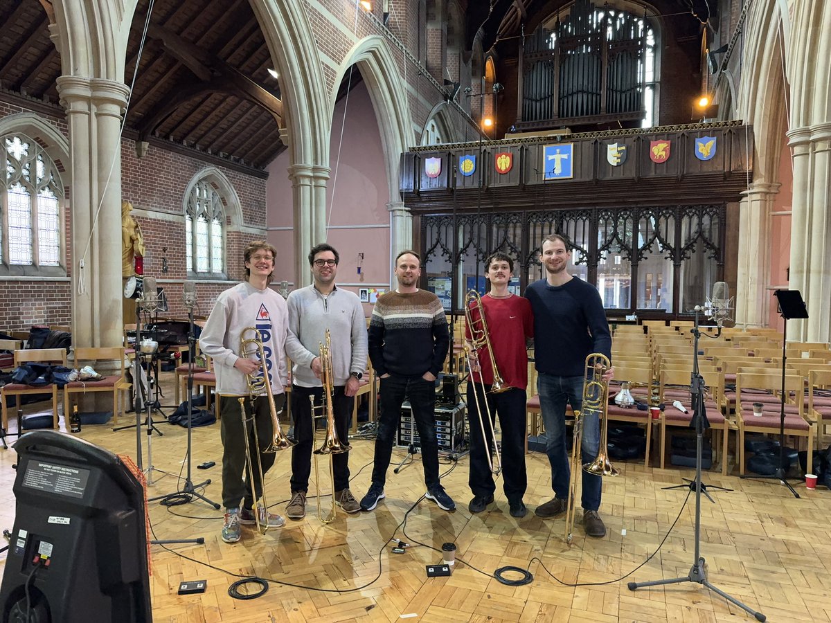 Album officially recorded. We’ve had an amazing three days recording our debut album with @nmcrecordings and audio engineer/producer @adamngoldsmith v fun Can’t wait for you all to hear it!! @alexpaxtonyeah @latimer_ryan @WorldofSoundUK @joanna_mward @DenisWickLtd