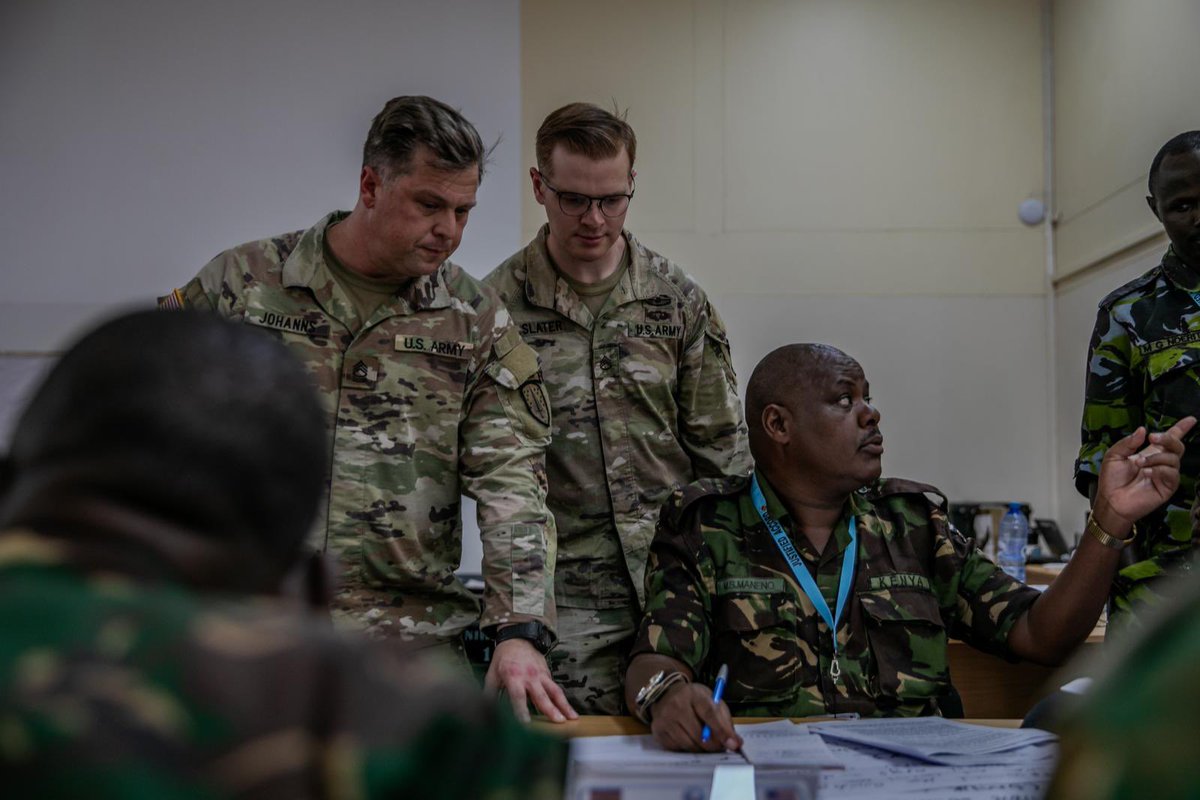 Advisors from 2 SFAB &amp; <a href="/11SFABde/">11 Brigade</a> , as well as <a href="/kdfinfo/">Kenya Defence Forces</a> and other multinational partners, continued classroom planning today as part of Academics Week during Justified Accord ‘24, hosted by <a href="/SETAF_Africa/">U.S. Army Southern European Task Force, Africa</a> to promote interoperability between joint and multinational partners. 💪🤝