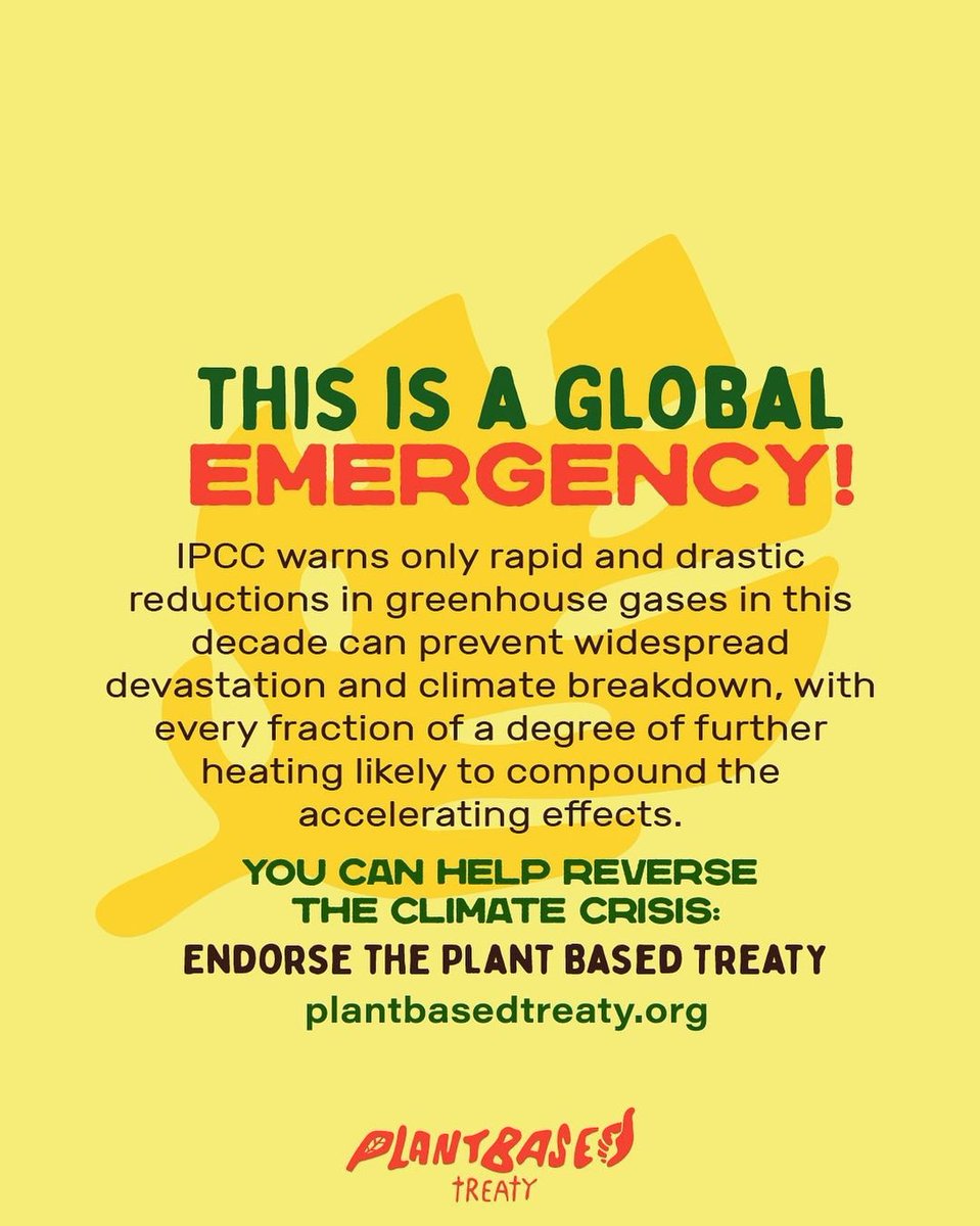 We've signed the #plantbasedtreaty have you? 🌍