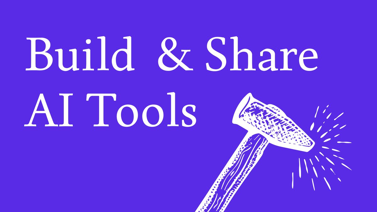 Everyone can be a Toolmaker: Our end goal is empowering everyone to build their own tools. That is WHY we started Fermat. Today we’re excited to launch a small experiment to help you quickly Build + Share AI tools. We're calling it Toolmaker. See what you can build with it: